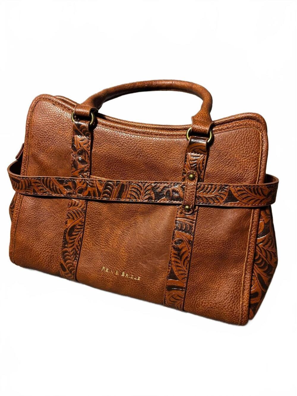 Rein & Bridle Brown Leather Satchel Handbag